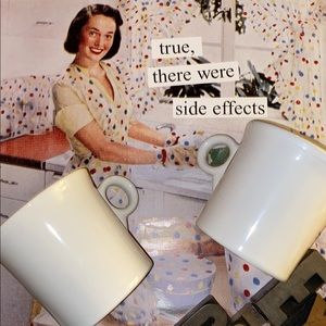 ☕️HOMER LAUGHLIN CHINA CO. ‘Fiesta’ Java Mugs in White